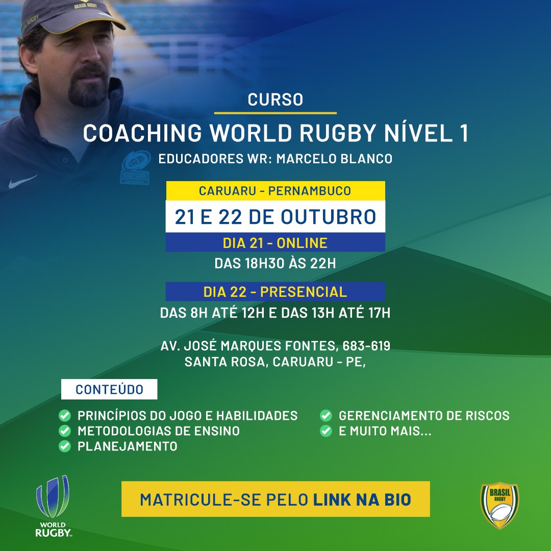 Inscrições abertas para curso de Coaching Nível 1 em Caruaru