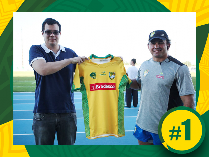 Número 1! Primeiro comprador da camisa dos Tupis mora em Macapá