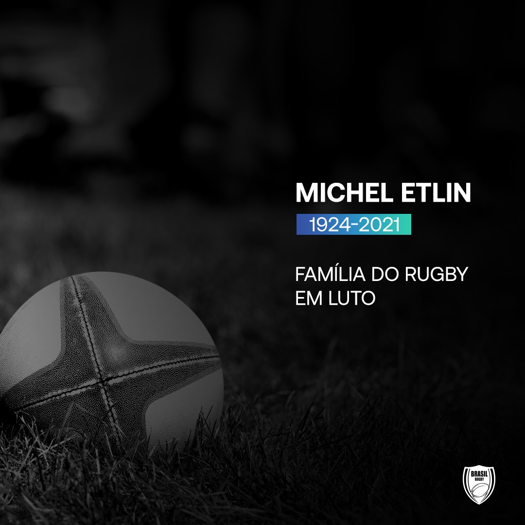Comunidade rugbier se despede de Michel Etlin (1924-2021)