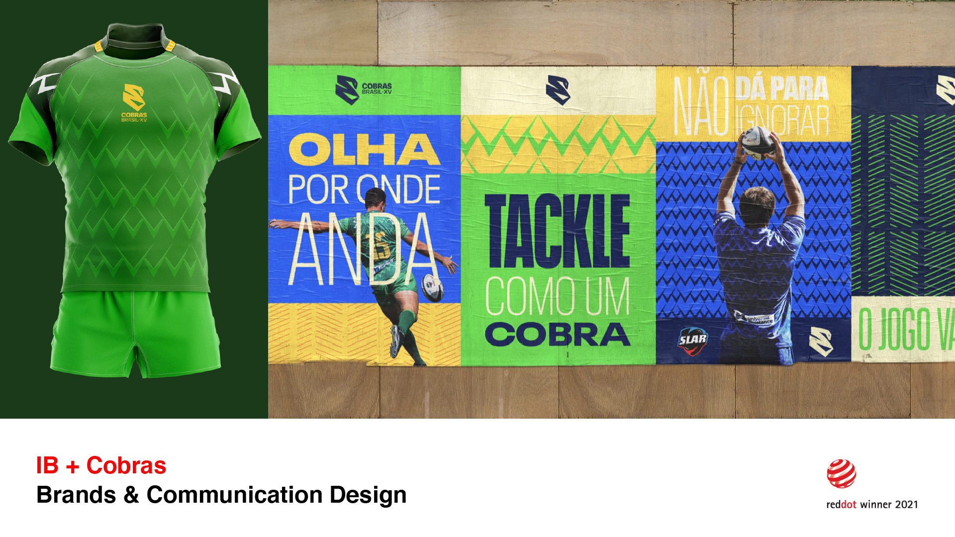 Identidade visual da franquia Cobras Brasil XV vence prêmio de design alemão