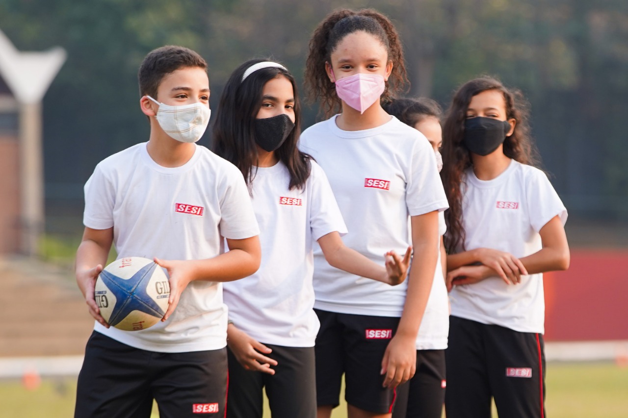 Sesi inaugura atividades de rugby para crianças e adolescentes em Campinas