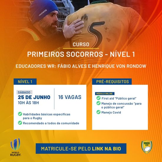 Inscrições abertas para Curso de Primeiros Socorros Nível 1