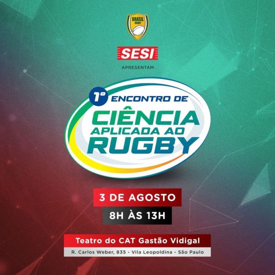 Em parceria com a CBRu, SESI promove 1º Encontro de Ciência Aplicada ao Rugby