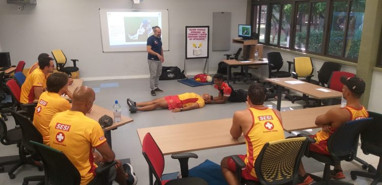 Brasil Rugby realizou curso de primeiros socorros em parceria com o SESI