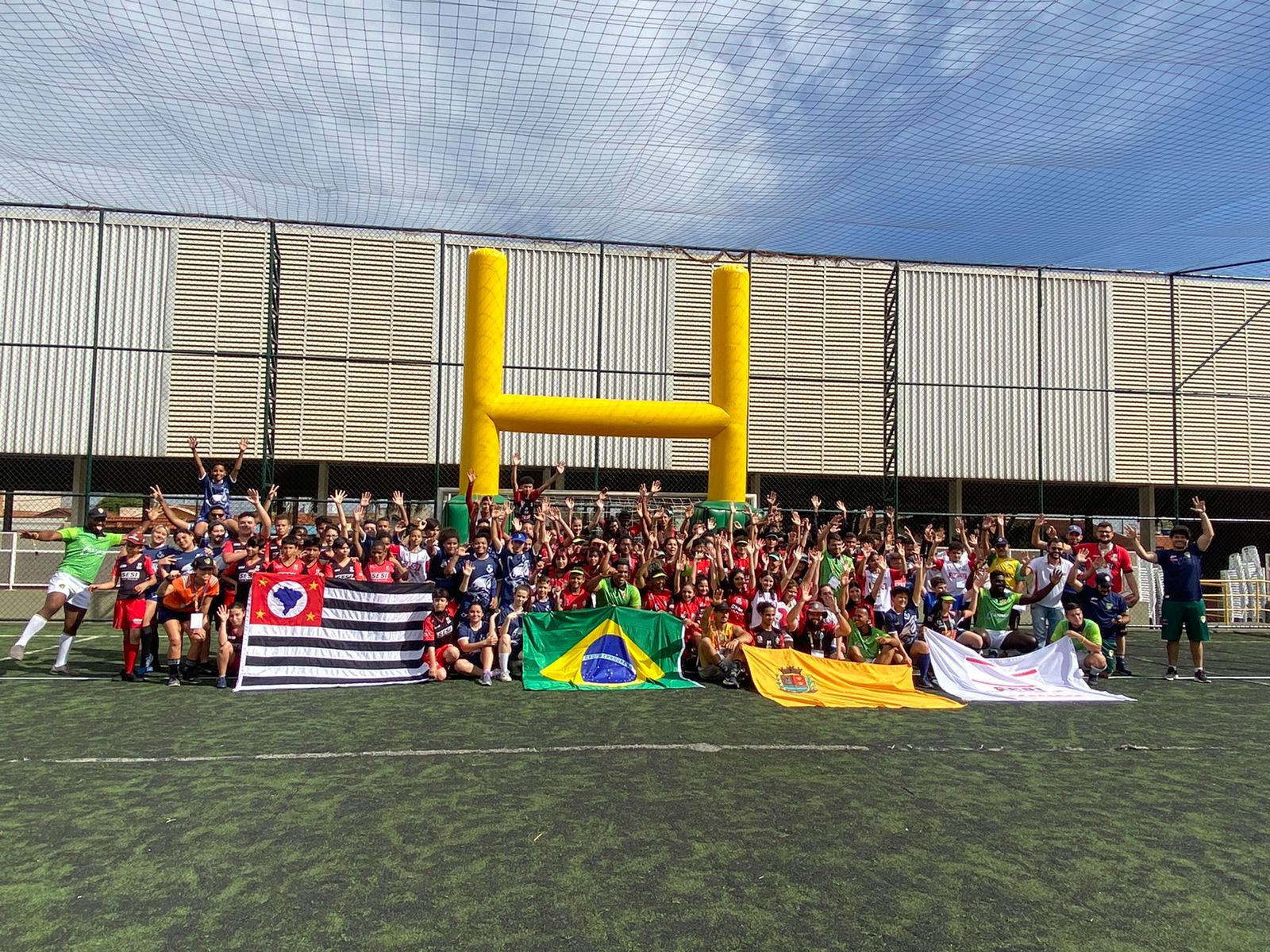 Sertãozinho recebeu a Liga Treinamento do SESI e promoveu integração de jovens das unidades paulistas