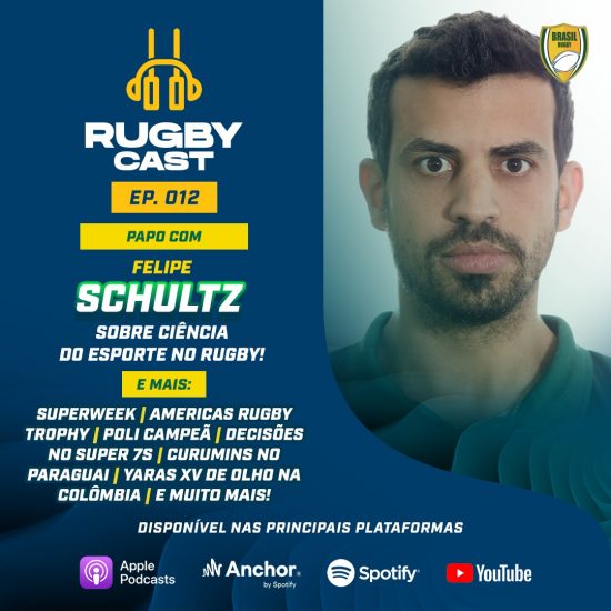 RugbyCast ep. 12: Felipe Schultz fala sobre a preparação física de nossas seleções
