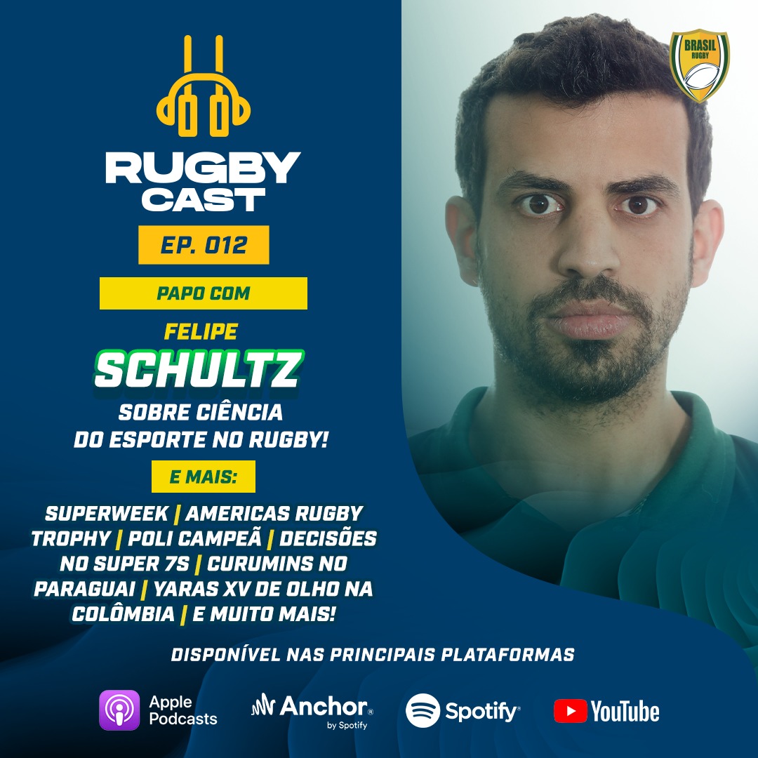RugbyCast ep. 12: Felipe Schultz fala sobre a preparação física de nossas seleções
