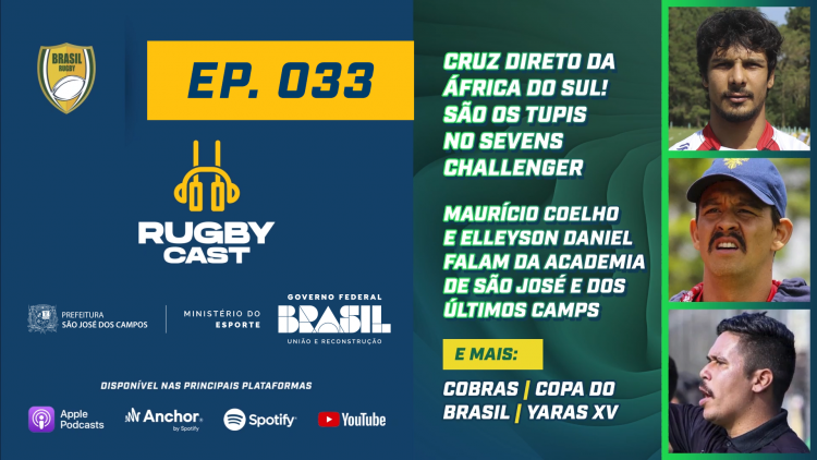 RugbyCast #33 com Cruz, dos Tupis, direto do Sevens Challenger