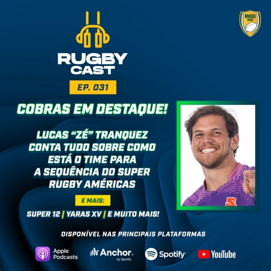 RugbyCast #31 – Zé Tranquez conta tudo sobre as últimas vitórias dos Cobras!