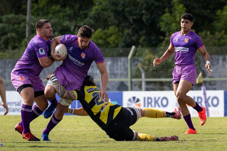 Cobras e Peñarol produziram jogo intenso em Mogi das Cruzes pelo Super Rugby Américas