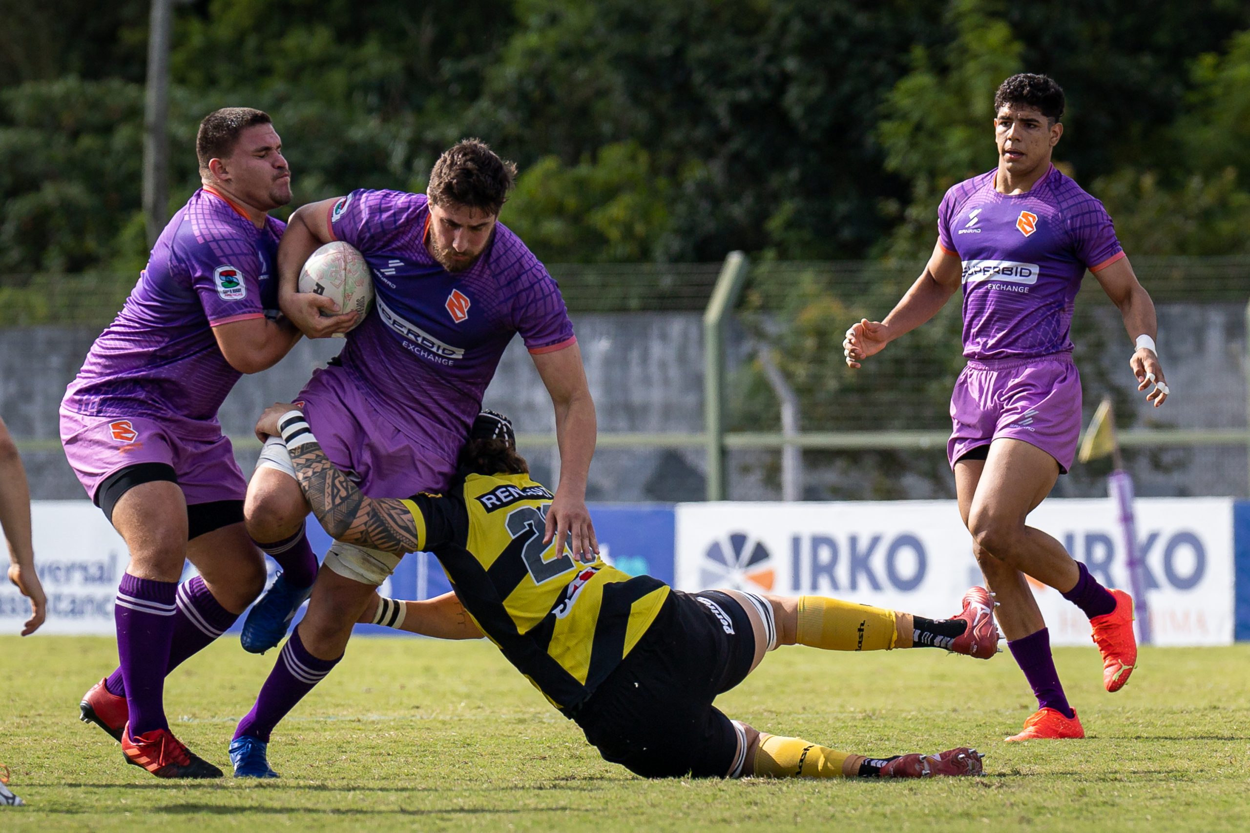Cobras e Peñarol produziram jogo intenso em Mogi das Cruzes pelo Super Rugby Américas