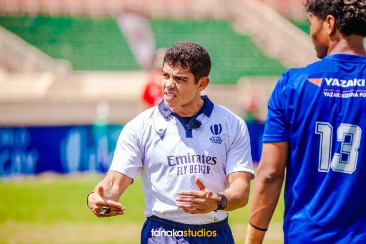 Cauã Ricardo com protagonismo na arbitragem do World Rugby U20s Trophy