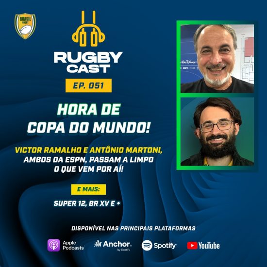 RugbyCast #51 com tudo sobre a Copa do Mundo de Rugby! Vai começar o show!
