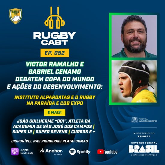 RugbyCast #52 em clima de Copa do Mundo e muitas ações de desenvolvimento no Brasil
