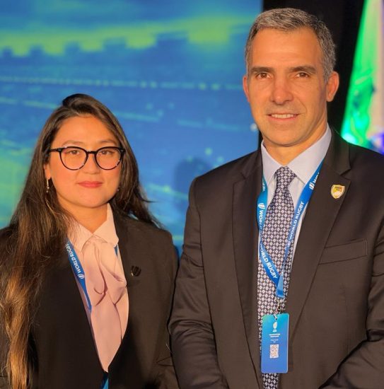 Martin Jaco e Marjorie Enya representaram o Brasil na última Assembleia Geral da World Rugby