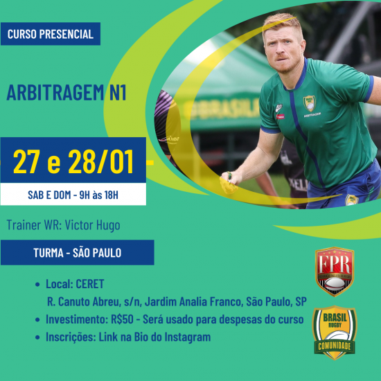 Curso de Arbitragem N1 disponível – Inscreva-se já