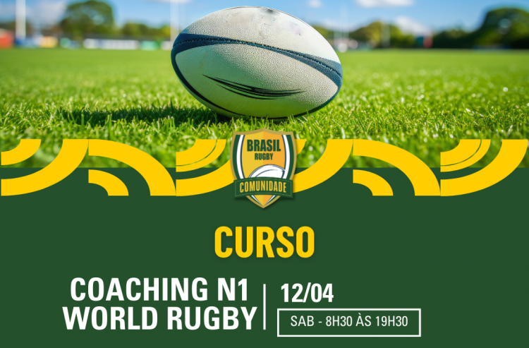 Curso disponível: Coaching NVL 1 World Rugby em Indaiatuba
